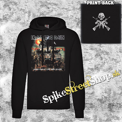 IRON MAIDEN - A Matter Of Life And Death - Motive 2 - čierna pánska mikina 
