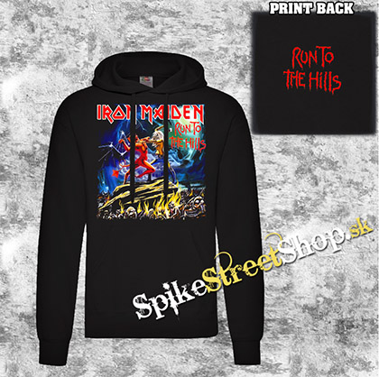 IRON MAIDEN - Run To The Hill - čierna pánska mikina 