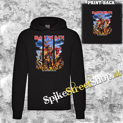 IRON MAIDEN - Scandinavia - čierna pánska mikina 