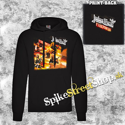 JUDAS PRIEST - Firepower Band - čierna pánska mikina 