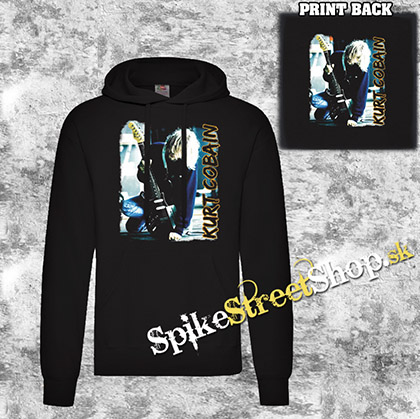 KURT COBAIN - Grunge Idol - čierna pánska mikina 