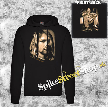 KURT COBAIN - Portrait - čierna pánska mikina 