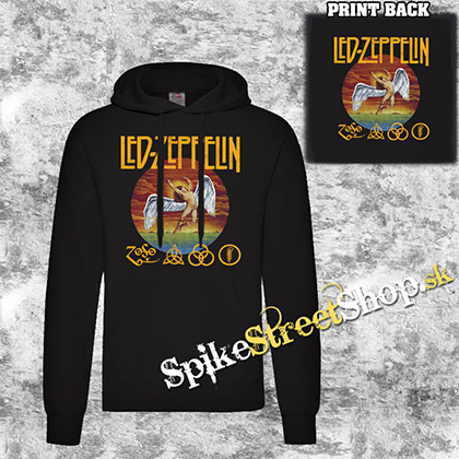 LED ZEPPELIN - Angel - čierna pánska mikina 