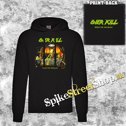 OVERKILL - Under The Influence - čierna pánska mikina 