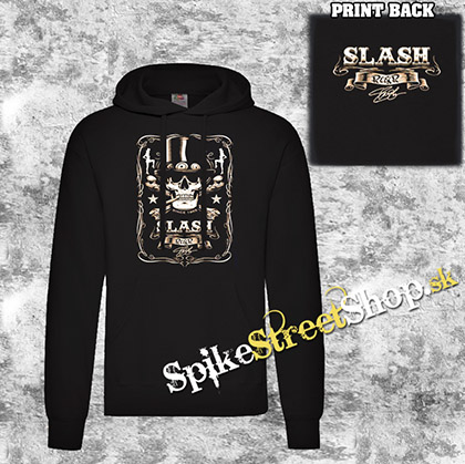 SLASH - Rock N Roll Skull - čierna pánska mikina 