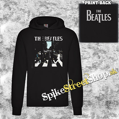 THE BEATLES - Abbey Road - čierna pánska mikina 