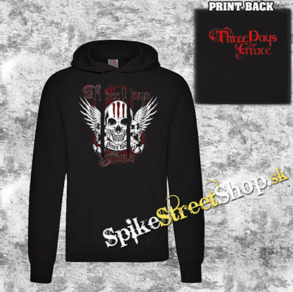 THREE DAYS GRACE - Since 1992 - čierna pánska mikina KLOKANKA