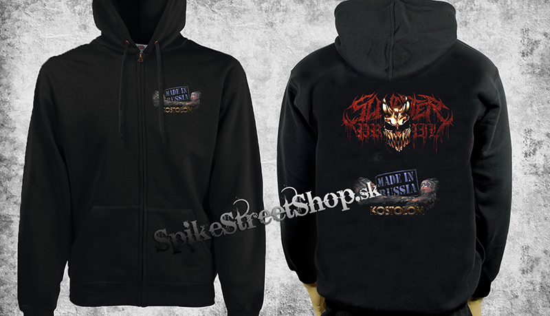SLAUGHTER TO PREVAIL - Kostolom - čierna pánska mikina na zips
