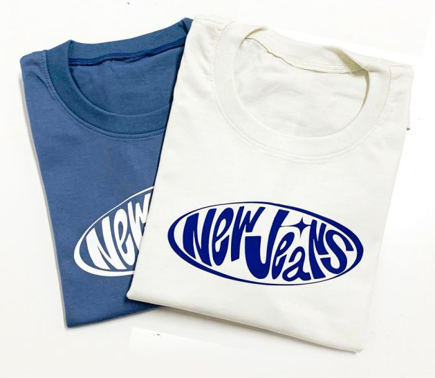 NEWJEANS - Logo Kpop Band - farebné detské tričko