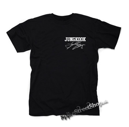 JUNGKOOK - Small Logo & Signature - pánske tričko