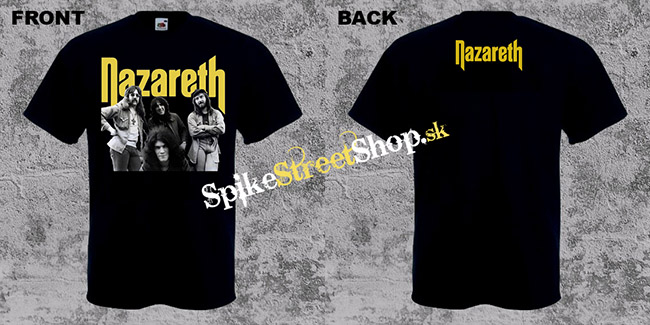NAZARETH - Logo & Band - čierne pánske tričko