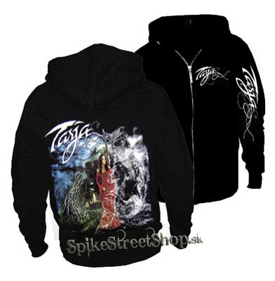 TARJA - čierna pánska mikina na zips 