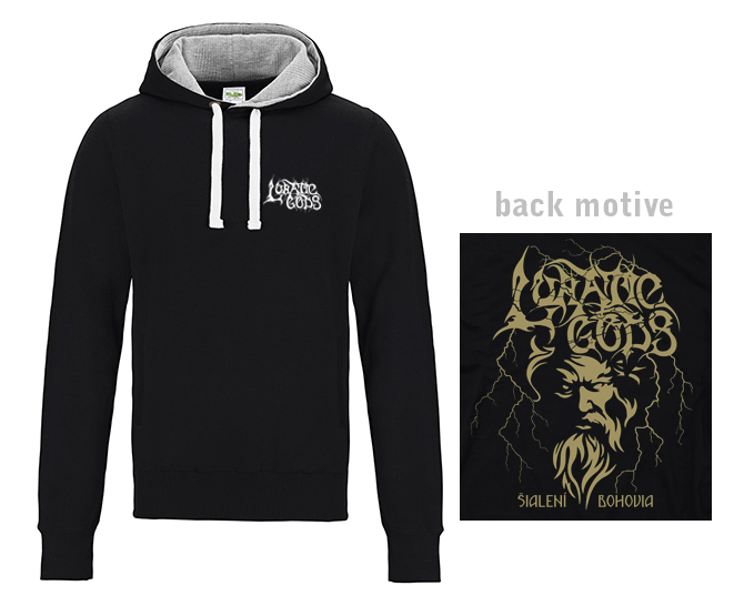 LUNATIC GODS - Šialení Bohovia - čierna pánska mikina 