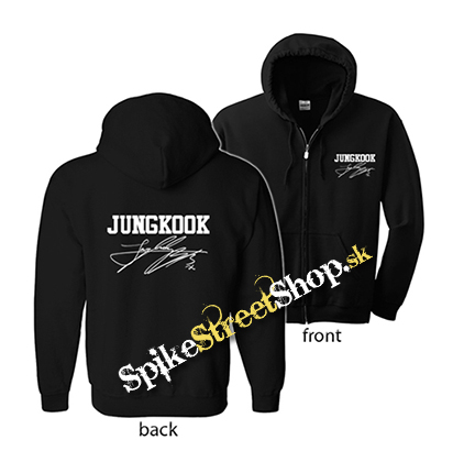 JUNGKOOK - Logo & Signature - mikina na zips