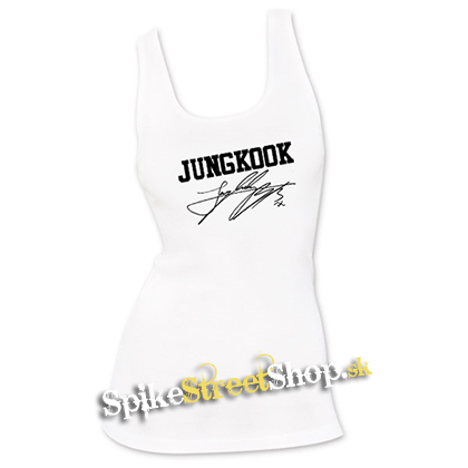 JUNGKOOK - Logo & Signature - Ladies Vest Top - biele