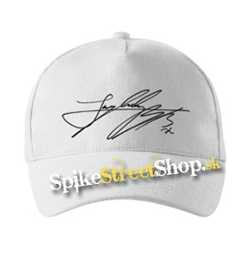 JUNGKOOK - Signature - biela šiltovka (-30%=AKCIA)