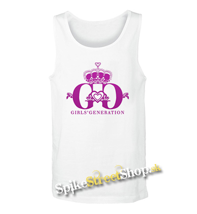 GIRLS' GENERATION - Pink Logo - Mens Vest Tank Top - biele