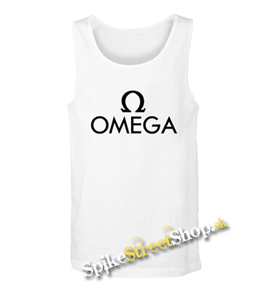 OMEGA - Hardrock Magyar Band Logo - Mens Vest Tank Top - biele