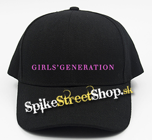 GIRLS' GENERATION - Pink Logo - čierna šiltovka (-30%=AKCIA)