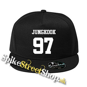 JUNGKOOK - 97 - čierna šiltovka model "Snapback"