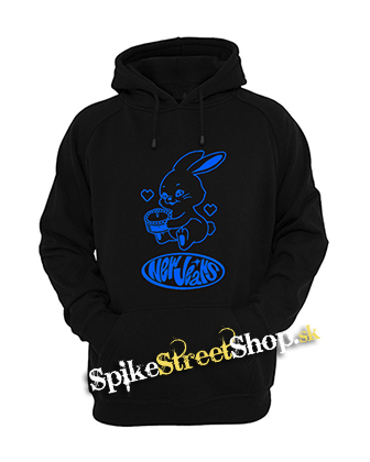 NEWJEANS - Logo & Bunny - čierna pánska mikina