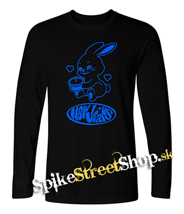NEWJEANS - Logo & Bunny - detské tričko s dlhými rukávmi