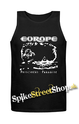 EUROPE - Prisoners In Paradise - Mens Vest Tank Top - čierne