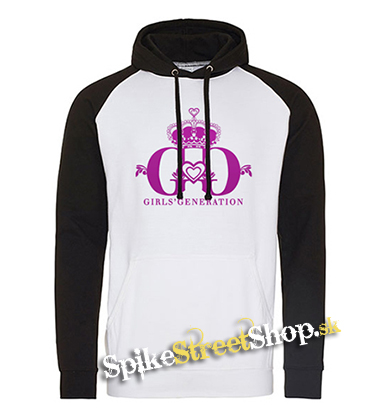 GIRLS' GENERATION - Pink Logo - čiernobiela pánska mikina