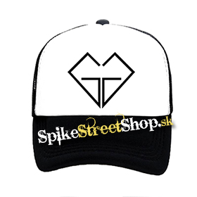 GIRLS' GENERATION - Symbol - čiernobiela sieťkovaná šiltovka model "Trucker"