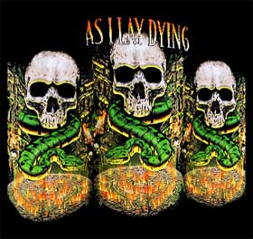 Fotonášivka AS I LAY DYING - Skulls