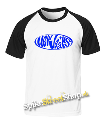 NEWJEANS - Blue Logo - dvojfarebné pánske tričko
