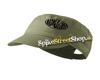 NEWJEANS - Logo - olivová šiltovka army cap