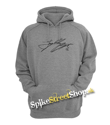 JUNGKOOK - Signature - šedá pánska mikina