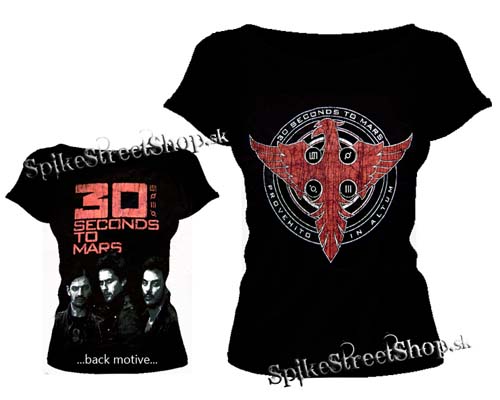 30 SECONDS TO MARS - Logo & Band - dámske tričko