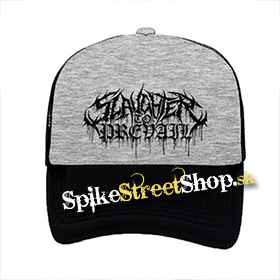 SLAUGHTER TO PREVAIL - Logo - šedočierna sieťkovaná šiltovka model "Trucker"