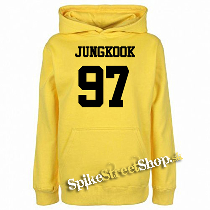 JUNGKOOK - 97 - žltá pánska mikina
