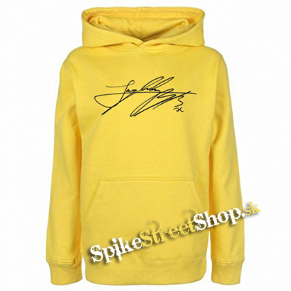 JUNGKOOK - Signature - žltá pánska mikina
