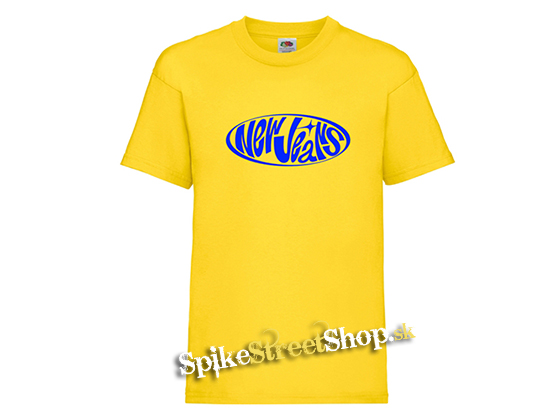 NEWJEANS - Blue Logo - žlté pánske tričko