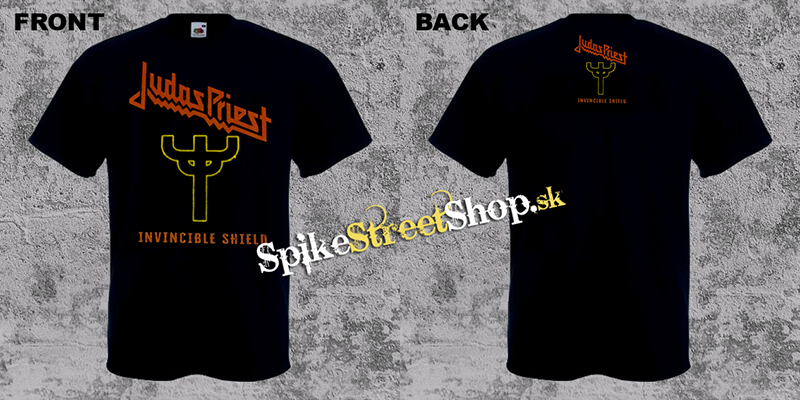 JUDAS PRIEST - Invincible Shield Iconic - čierne pánske tričko