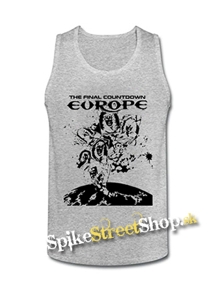 EUROPE - The Final Countdown - Mens Vest Tank Top - šedé