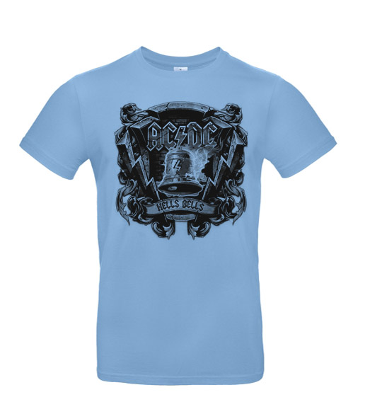 AC/DC - Hells Bells Blue Design - svetlomodré detské tričko