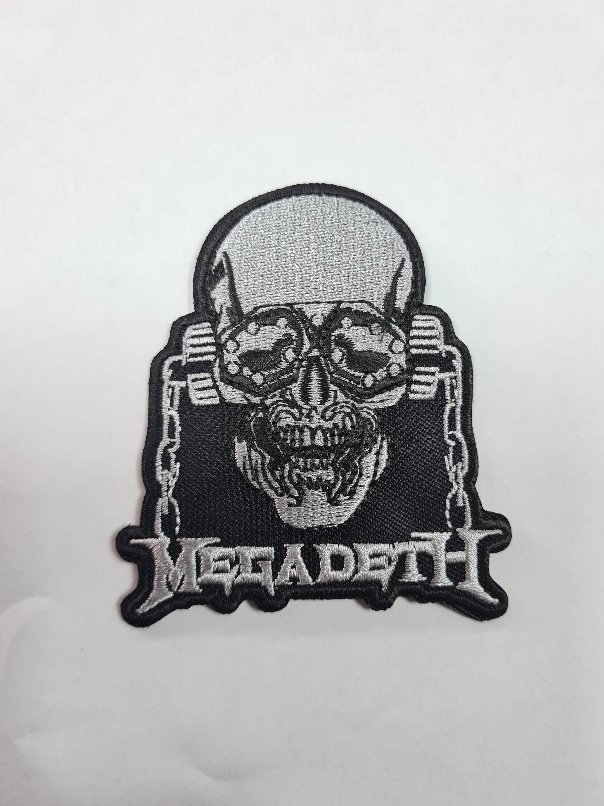 MEGADETH - SKULL CHAIN - nažehlovacia nášivka