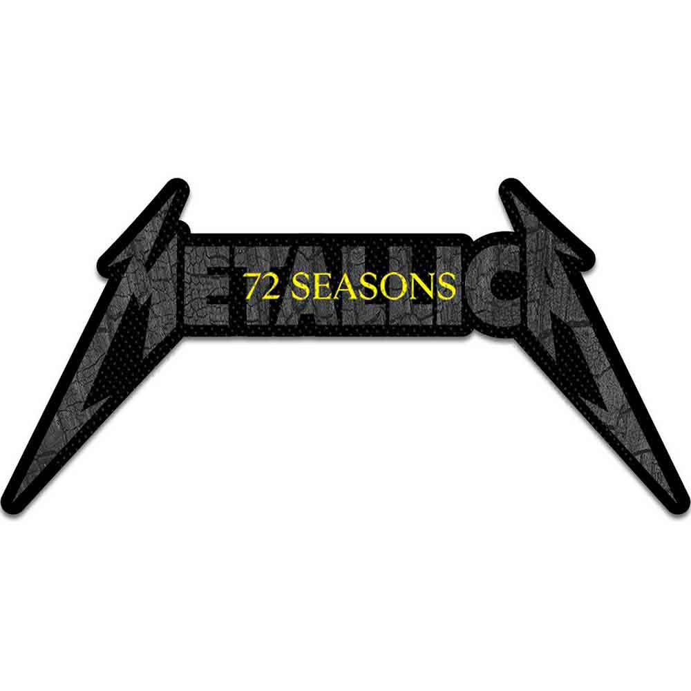 METALLICA - 72 SEASONS CHARRED LOGO CUT OUT nášivka