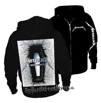 METALLICA - Death Magnetic - čierna pánska mikina na zips