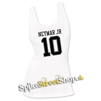 NEYMAR JR - 10 - Ladies Vest Top - biele