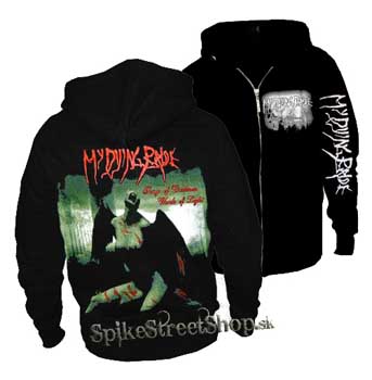 MY DYING BRIDE - Songs Of Darkness - čierna pánska mikina na zips