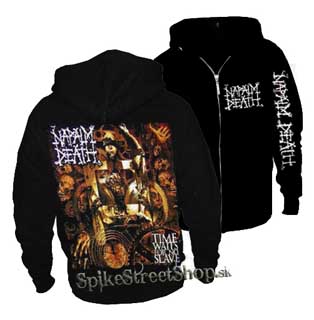 NAPALM DEATH - Time Waits For No - čierna pánska mikina na zips