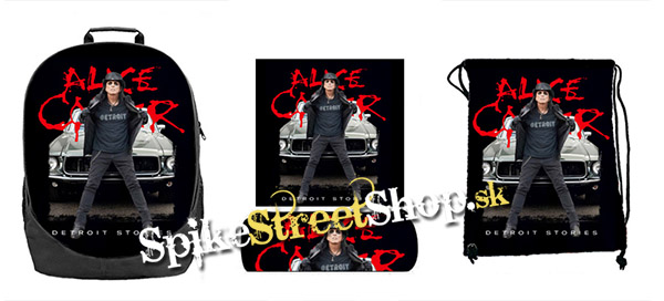Hurá do školy - sada ALICE COOPER - Detroit Stories (ruksak, peračník a vak na prezuvky)