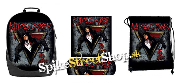 Hurá do školy - sada ALICE COOPER - Welcome 2 My Nightmare (ruksak, peračník a vak na prezuvky)