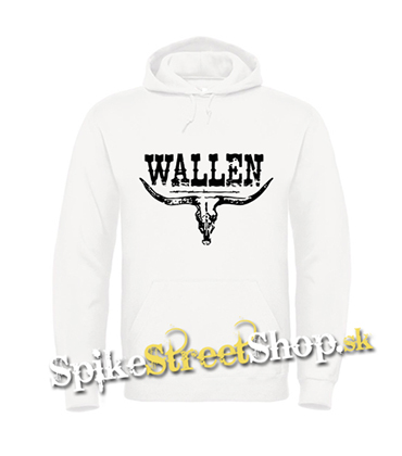 MORGAN WALLEN - Country Music Crest - biela pánska mikina